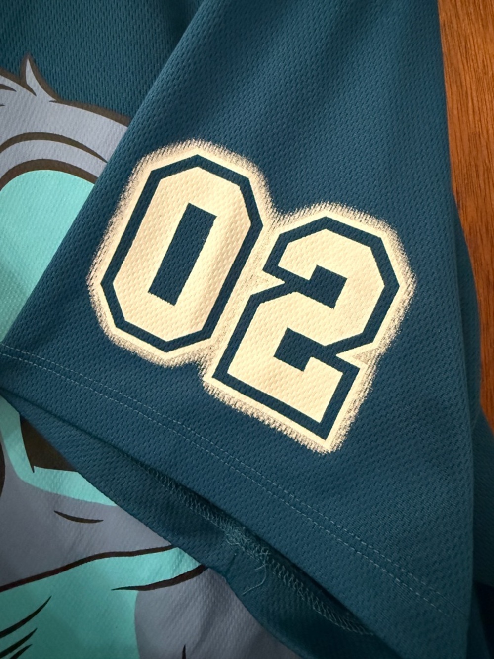Disney Teal Stitch Button-Front Baseball Shirt - Picture 4 of 5